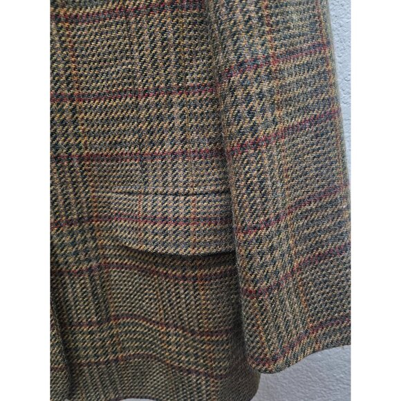Breeches Woman's Tweed Equestrian Blazer 8 Lambswool Alpaca Mohair Career - Picture 3 of 9
